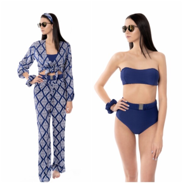 Плажна риза Blue & White - Image 3